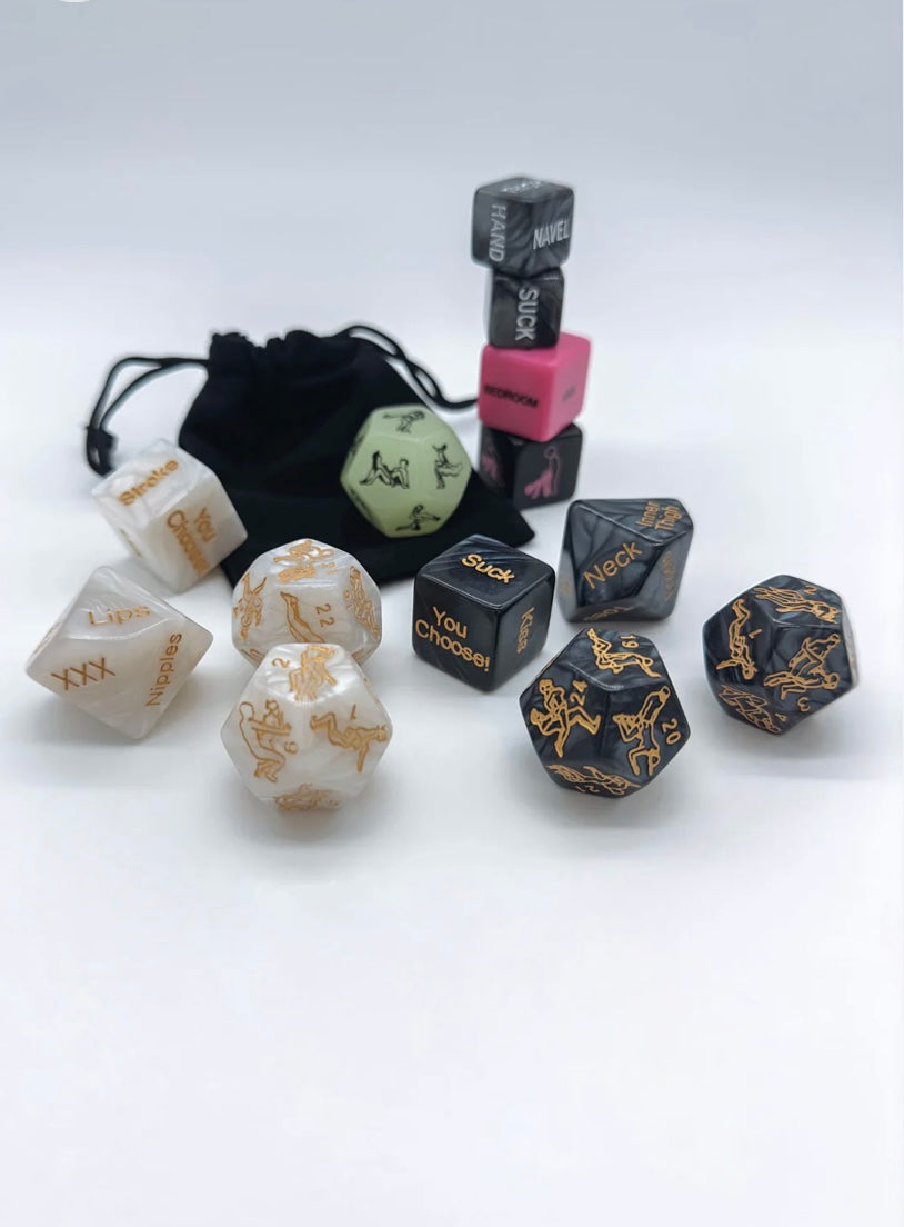 Adult foreplay dice set
