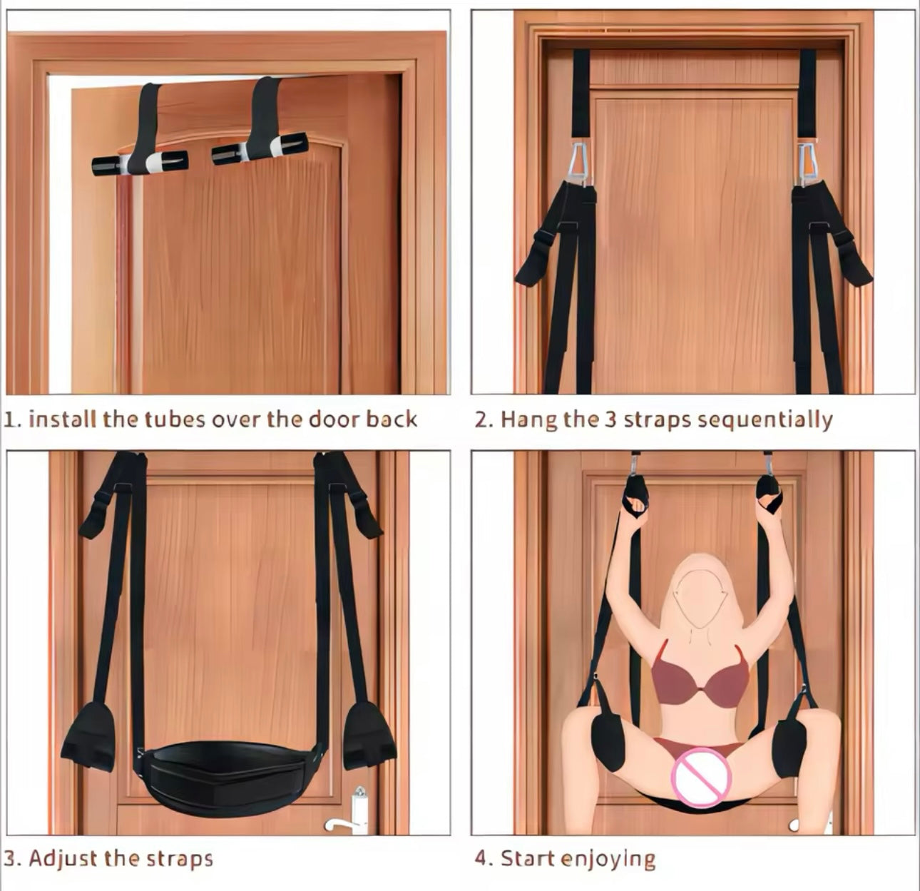 Door swing with seat.