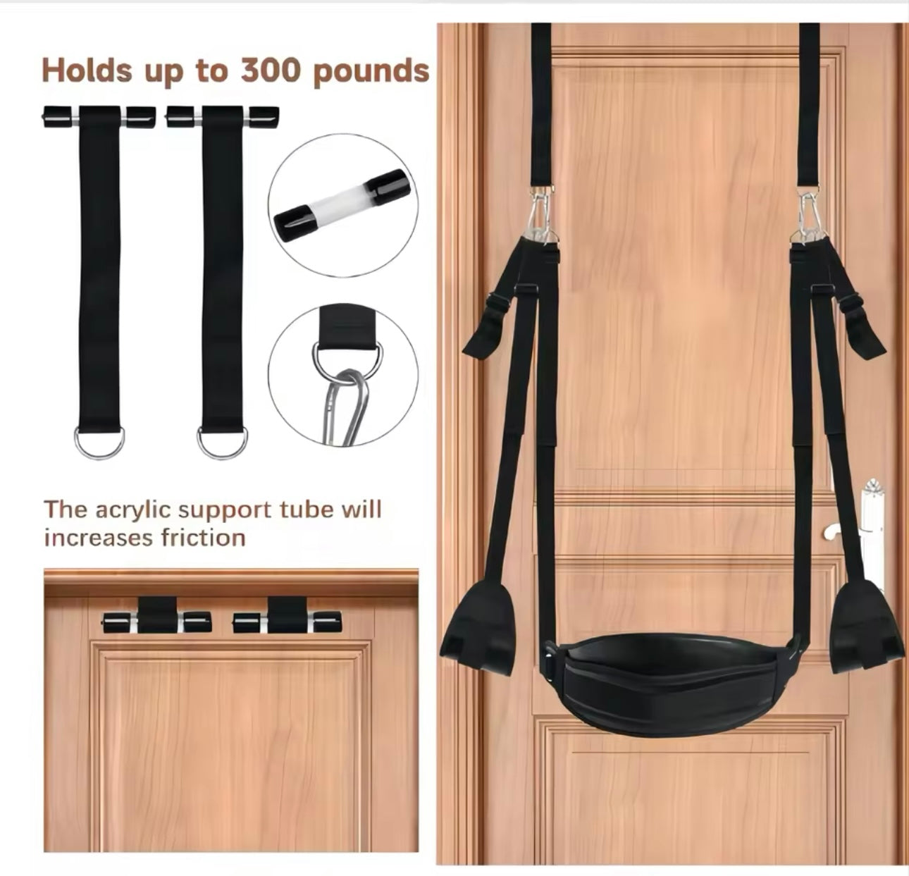 Door swing with seat.