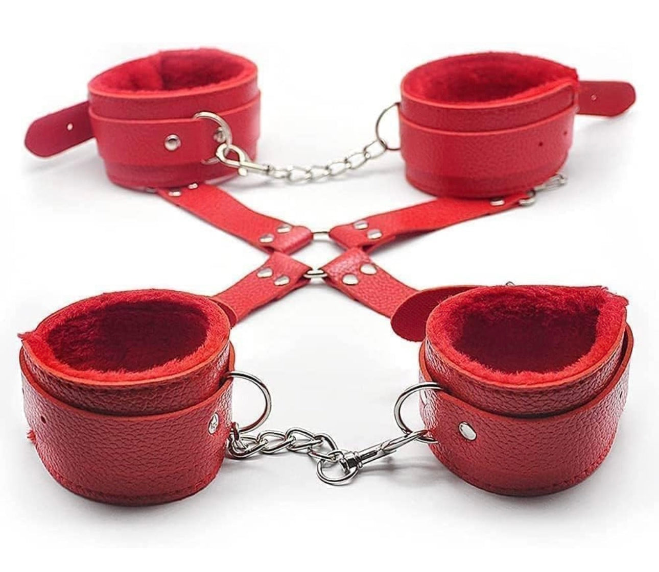 10 pcs red bondage set