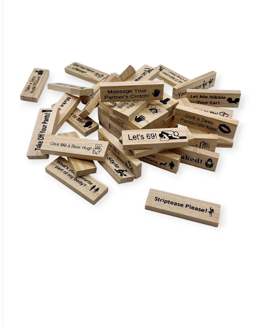 Adult Jenga Game for Couples