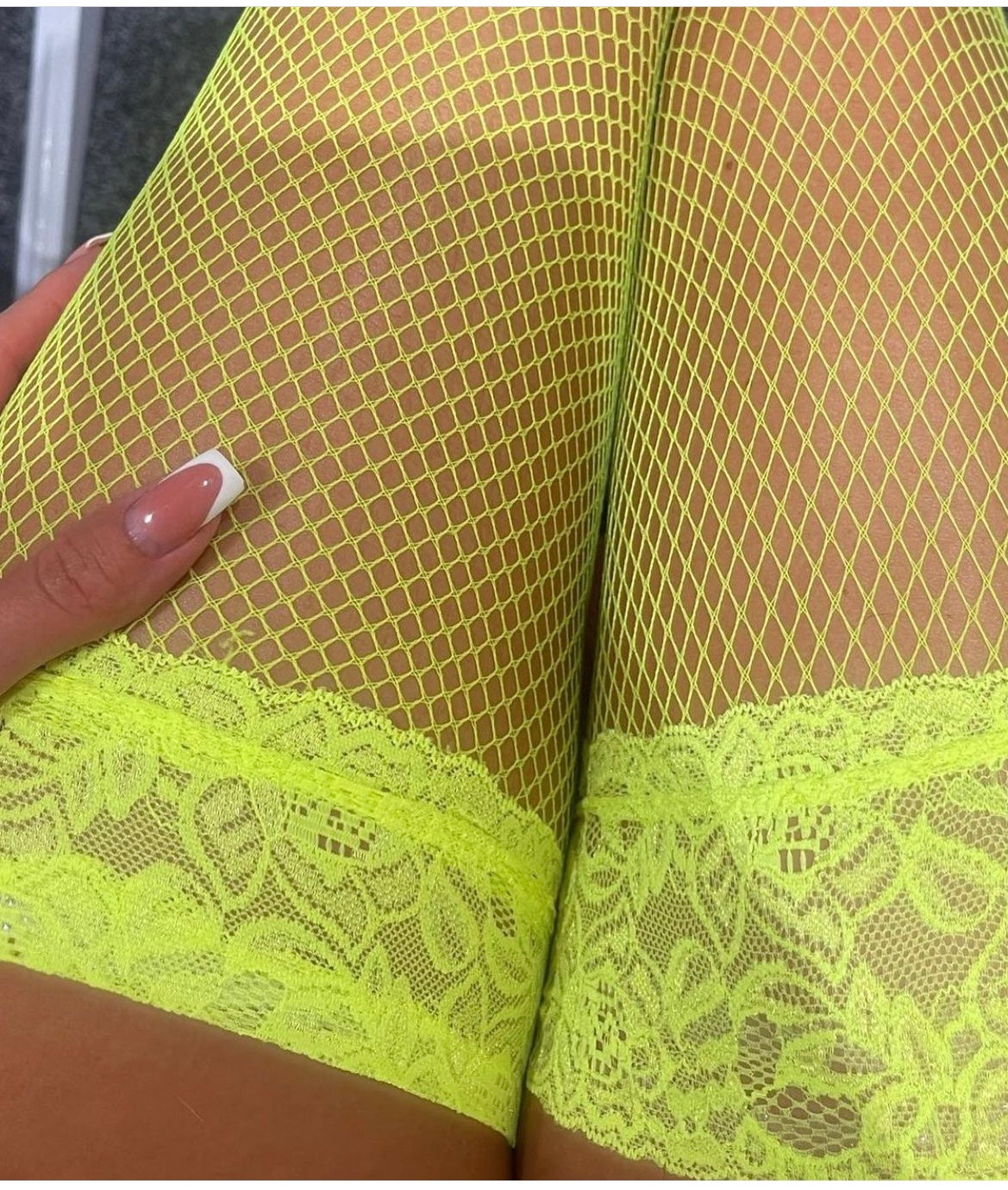 Neon Green stockings